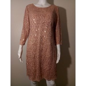 B. Darlin Pink Sheath Dress